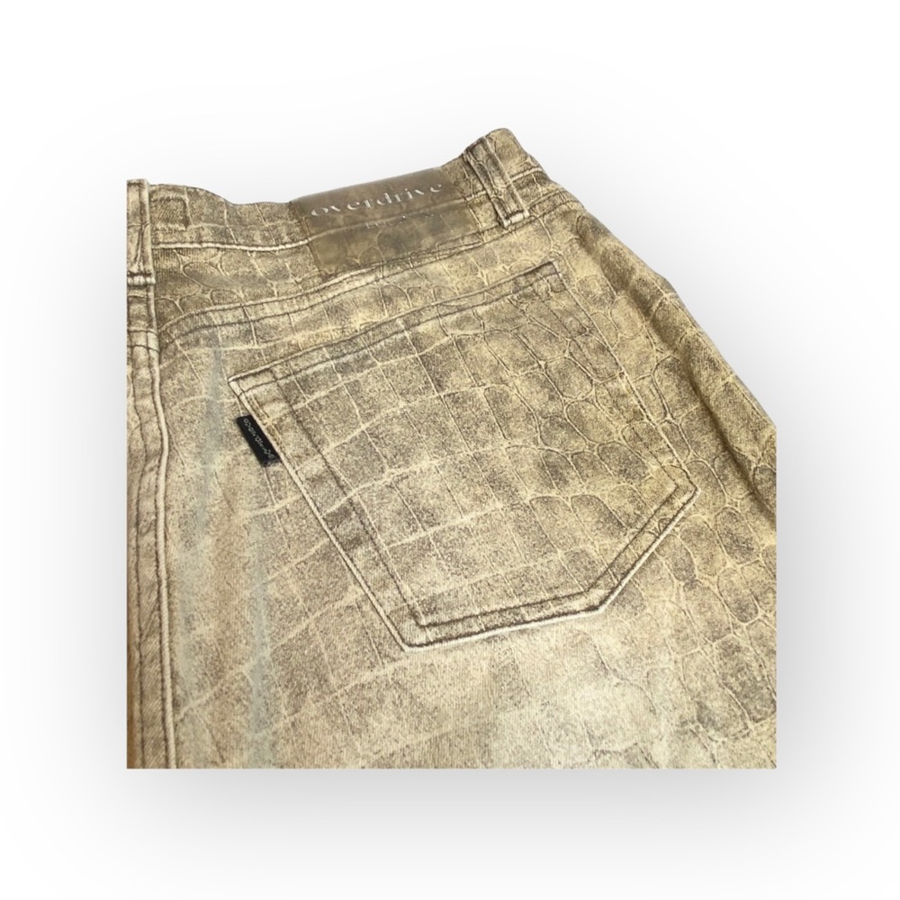 Vintage 90’s: Overdrive Jeans ༄ High Waist Snakeskin Print ༄ Bal Harbour Shops ༄ - Picture 6 of 16